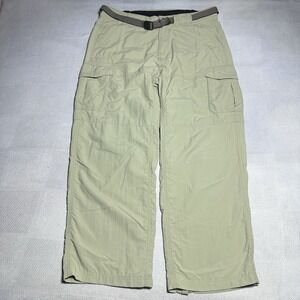 ExOfficio‎ Cargo Pants Mens 34x28 Nylon Belted Outdoor Hiking Utility Ankle Zip